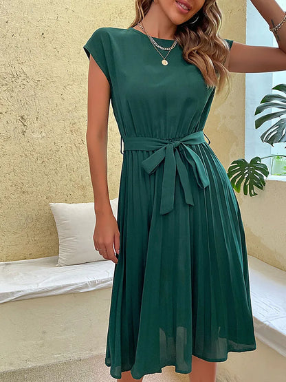 The Holland Park Pleated Tunic Dress