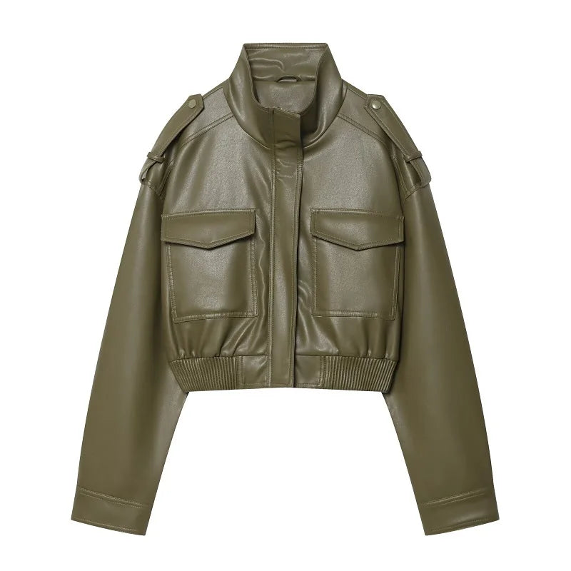 The Highbury Cropped Bomber Jacket