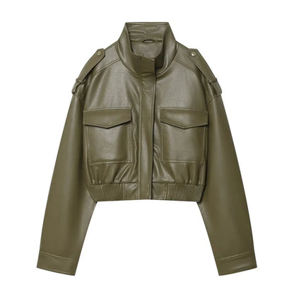The Highbury Cropped Bomber Jacket