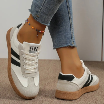 The West Ham Striped Lace-Up Trainers