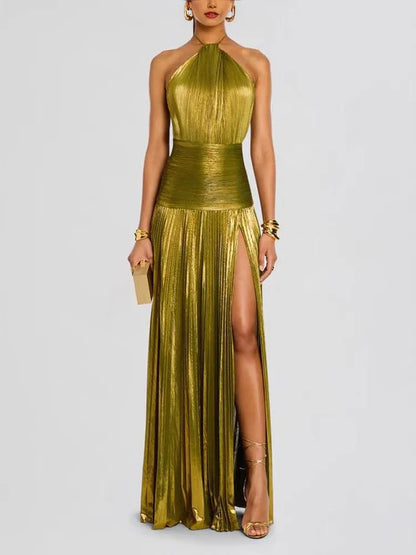The South Woodford Halter Sash Gown