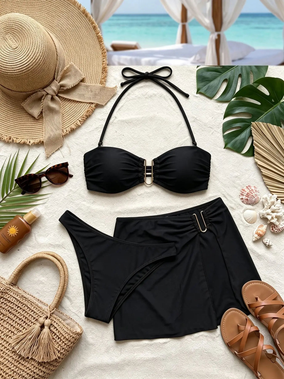 The Chislehurst Bandeau Bikini Set