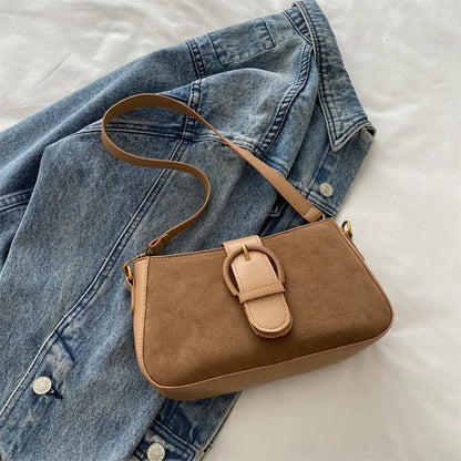 The Streatham Suede Shoulder Bag