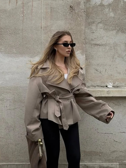 The Gospel Oak Belted Trench Coat