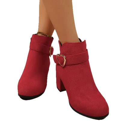 The Hainault Round-Toe Ankle Boots