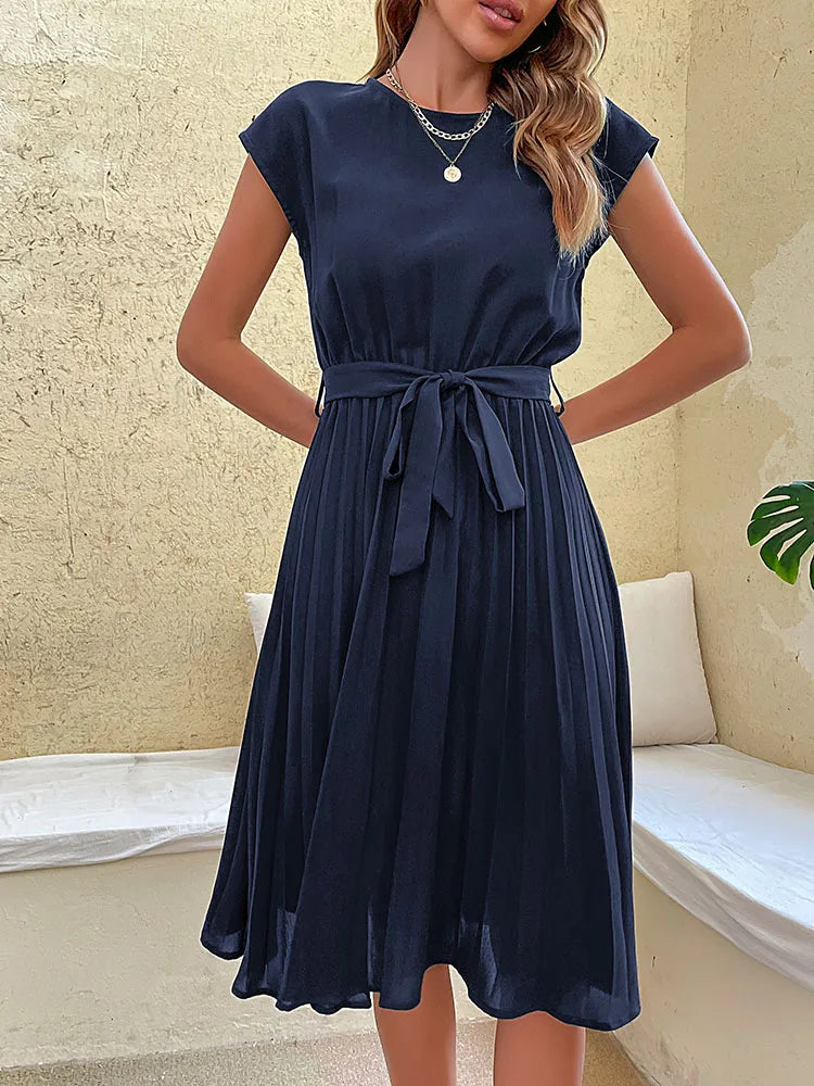 The Holland Park Pleated Tunic Dress