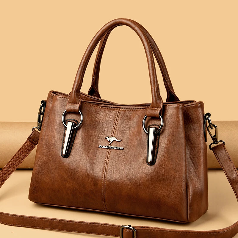 The Putney Leather Crossbody Tote
