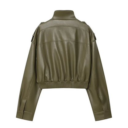 The Highbury Cropped Bomber Jacket