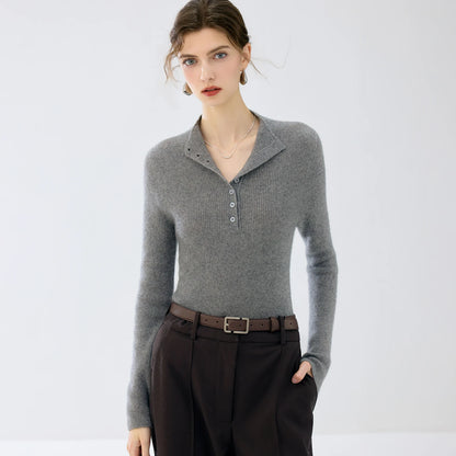 The Twickenham Cashmere Mock-Neck Jumper