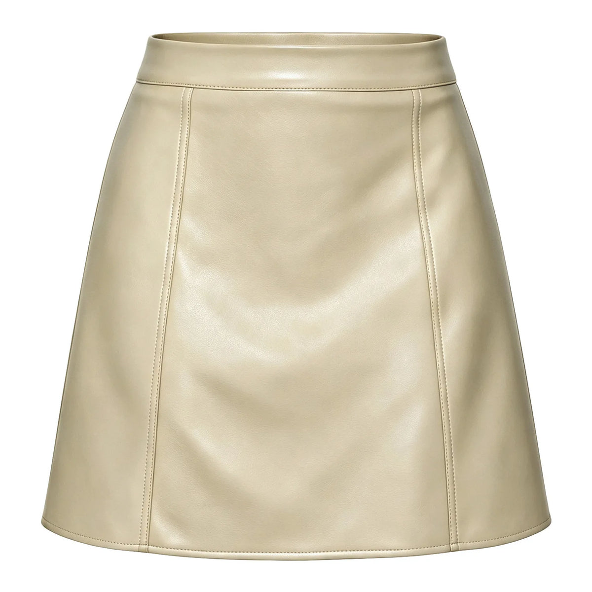 The Tottenham High-Waist Leather Skirt
