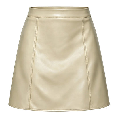 The Tottenham High-Waist Leather Skirt