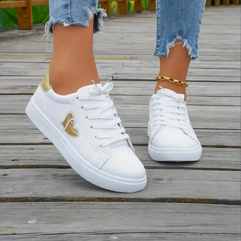The Poplar Ethnic Print Canvas Trainers