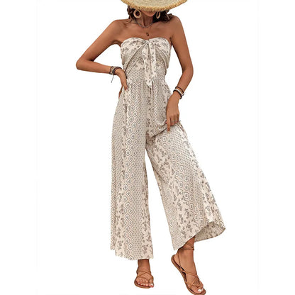 The Denmark Hill Wide-Leg Backless Jumpsuit