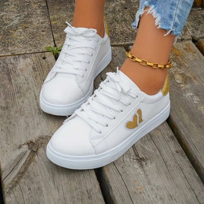 The Poplar Ethnic Print Canvas Trainers