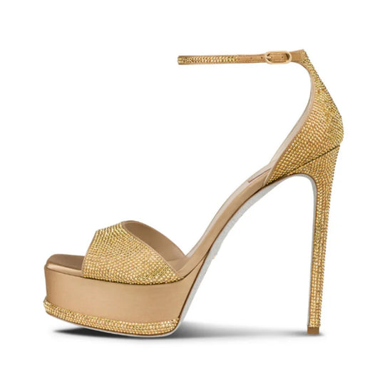 The Mitcham Rhinestone Stiletto Sandals