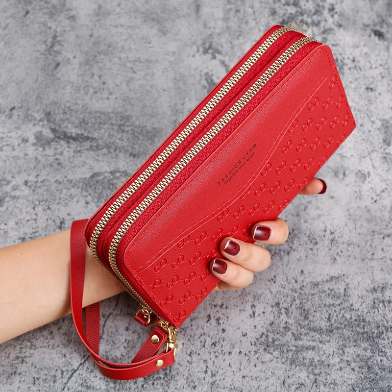 The Battersea Embossed Zip Wallet