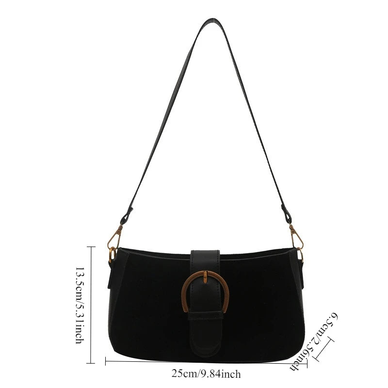 The Streatham Suede Shoulder Bag