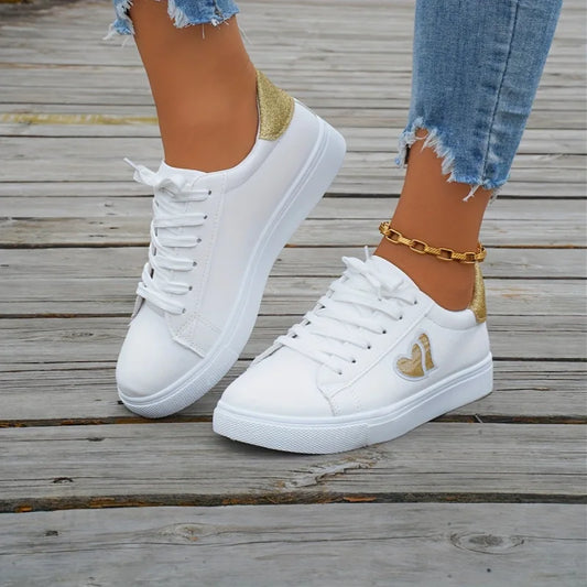 The Poplar Ethnic Print Canvas Trainers