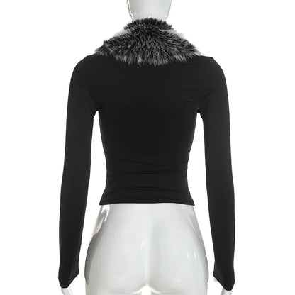 The Brockley V-Neck Patchwork Top