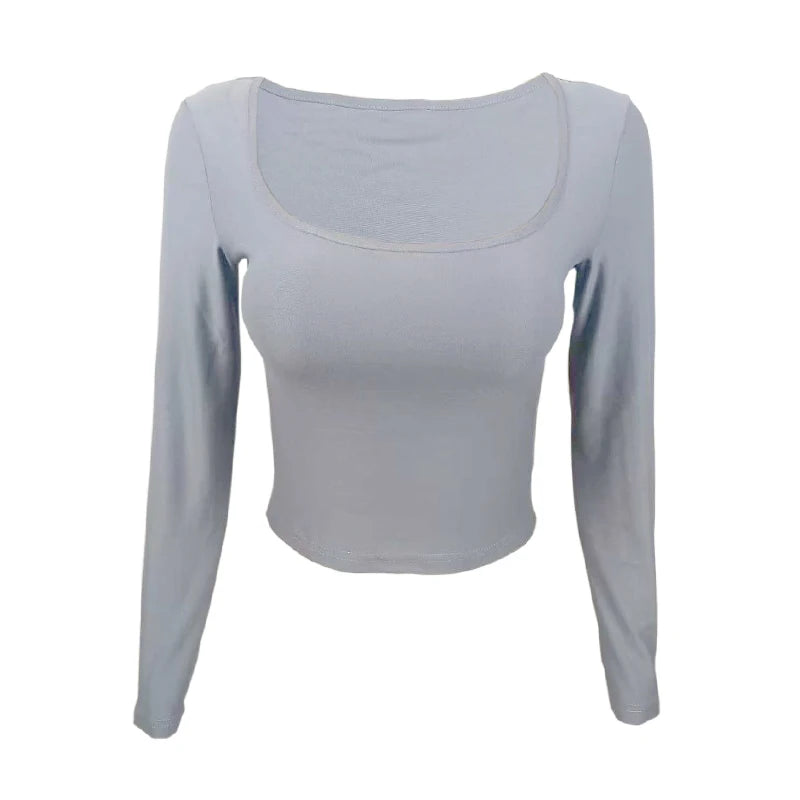 The Hither Green Square-Neck Slim Top
