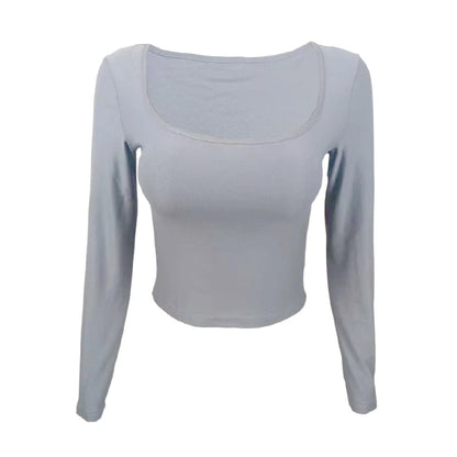 The Hither Green Square-Neck Slim Top