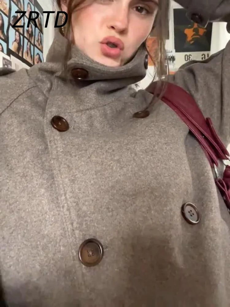 The Maida Vale Double-Breasted Wool Coat