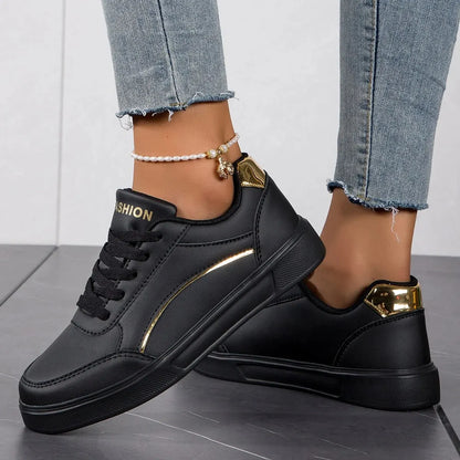 The Dagenham Classic Leather Platform Trainers