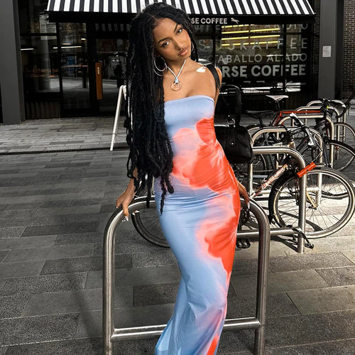 The Barnsbury Bandeau Stretch Maxi Dress