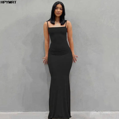 The Greenwich Satin Slip Maxi Dress