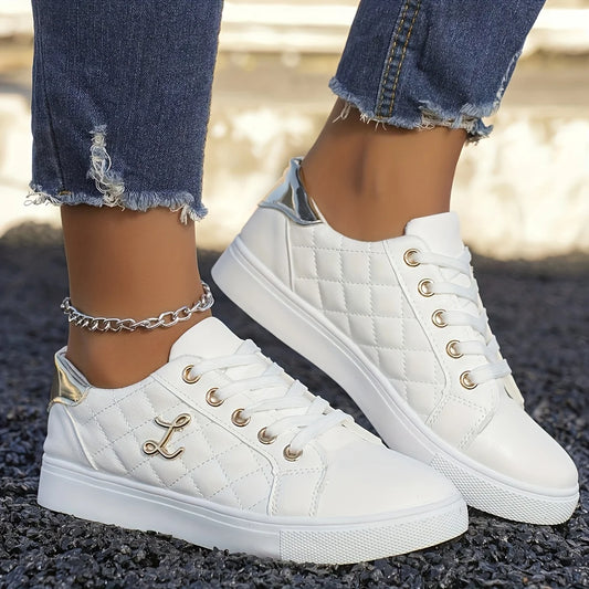 The Mile End Embellished Lace-Up Trainers