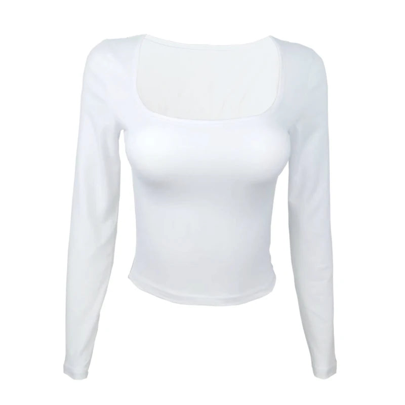 The Hither Green Square-Neck Slim Top