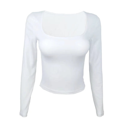 The Hither Green Square-Neck Slim Top