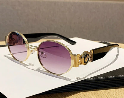 The Ickenham Vintage Oval Sunglasses