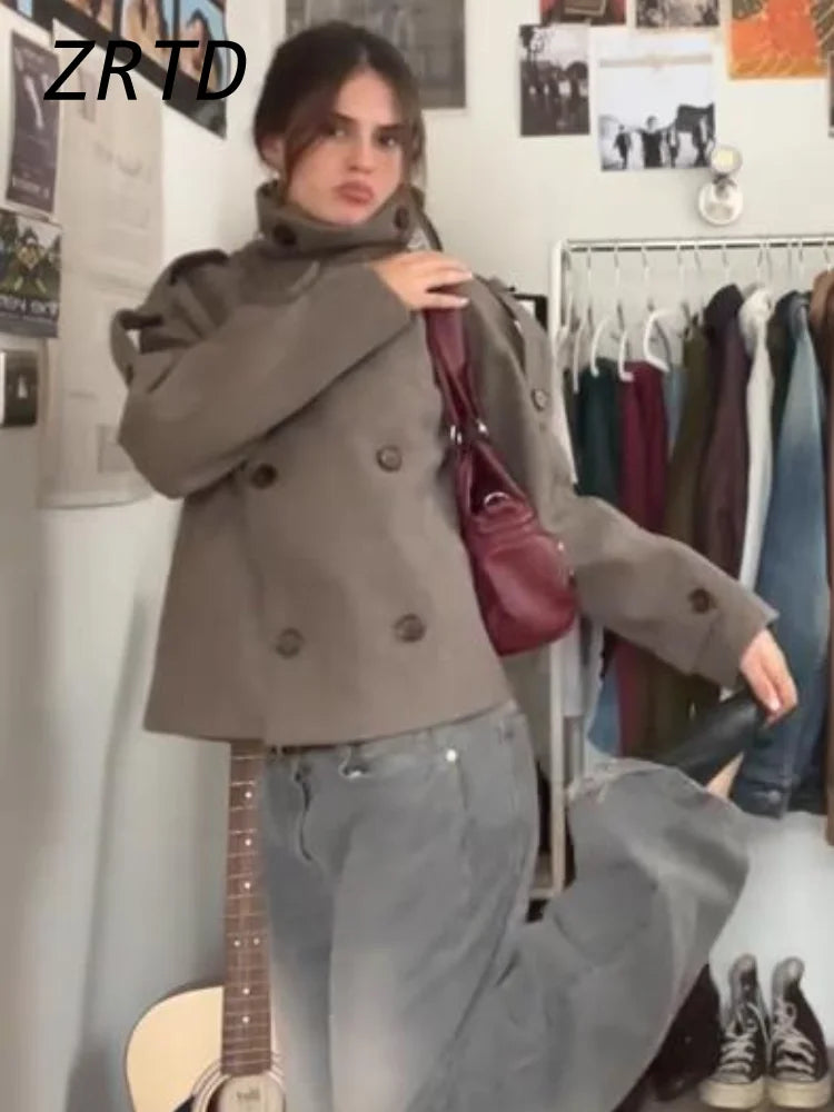 The Maida Vale Double-Breasted Wool Coat