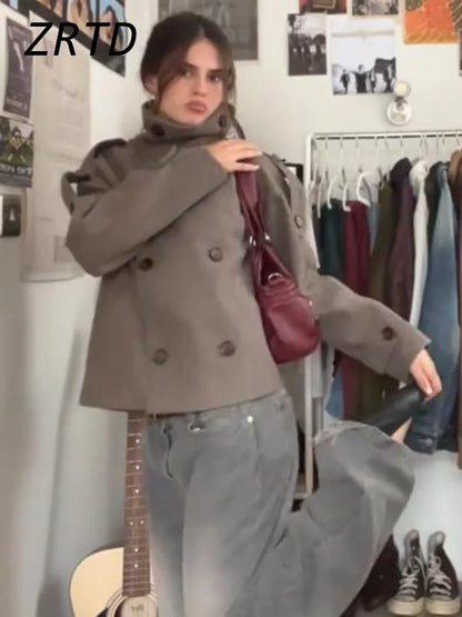 The Maida Vale Double-Breasted Wool Coat