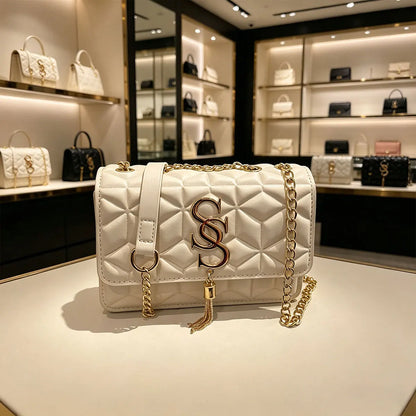 The Eastcote Quilted Argyle Cross-Body Bag