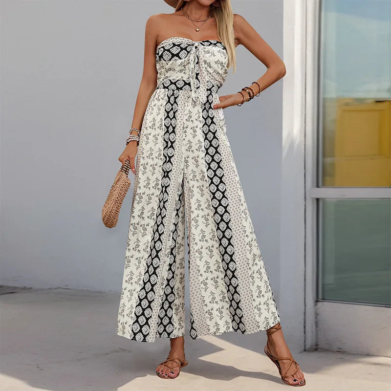The Denmark Hill Wide-Leg Backless Jumpsuit
