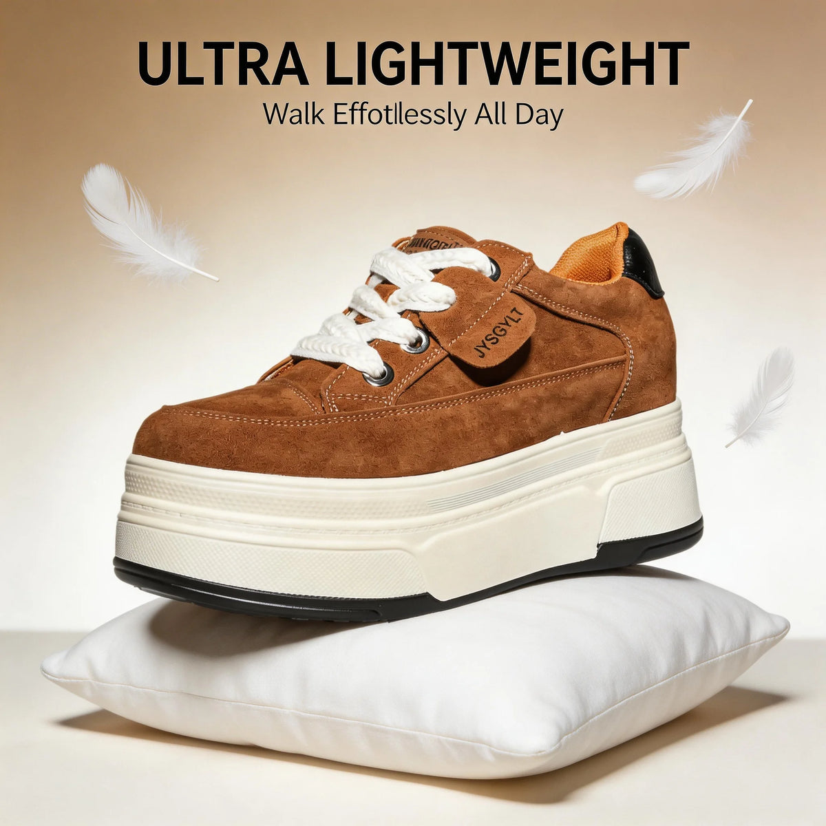 The Motspur Park Hidden-Heel Platform Trainers