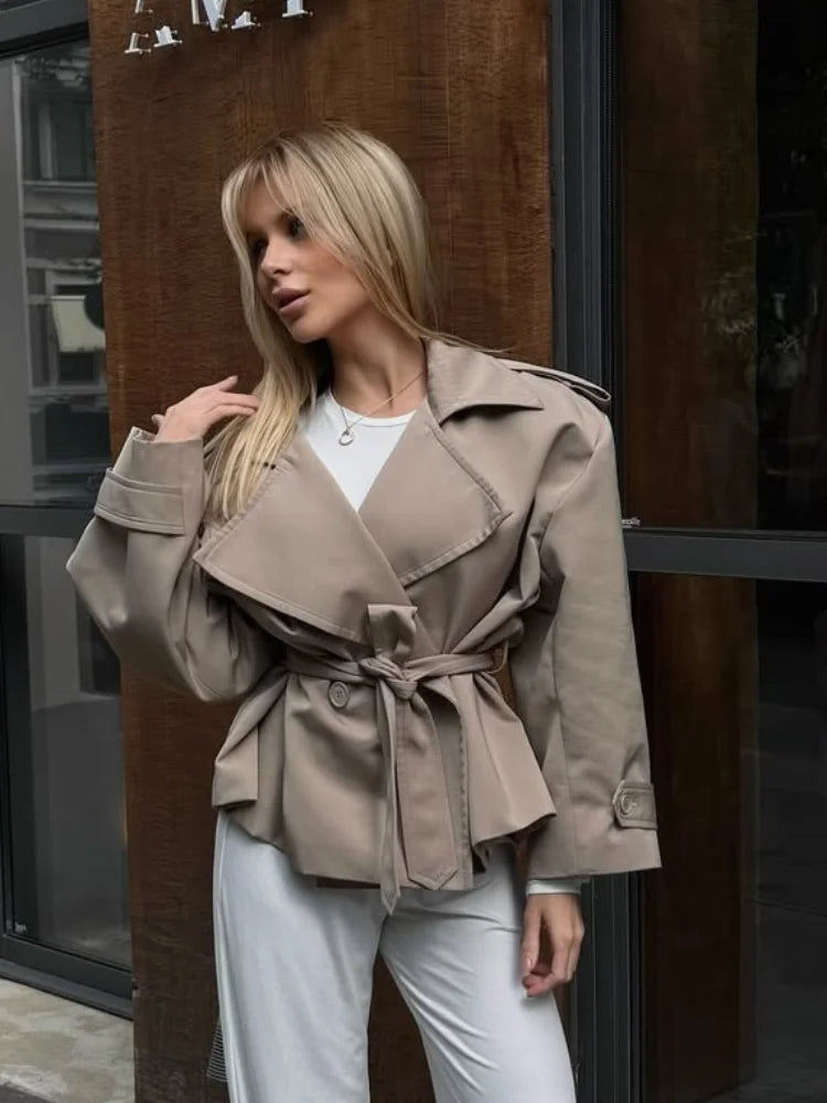 The Gospel Oak Belted Trench Coat