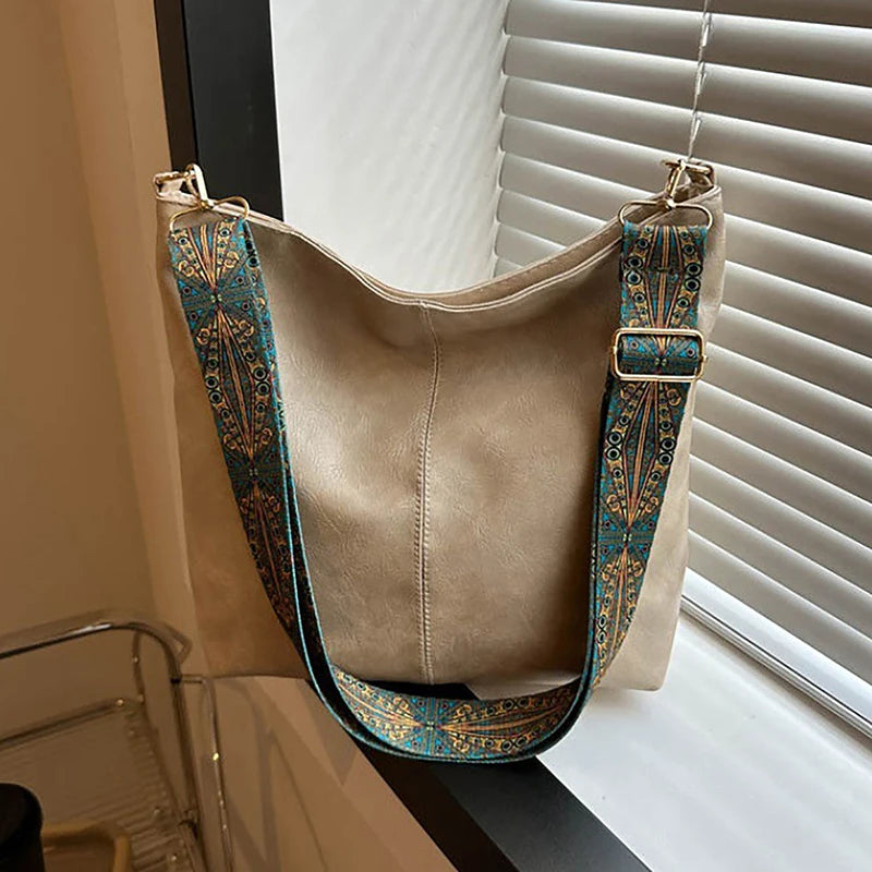 The Brixton Wide-Strap Shoulder Bag